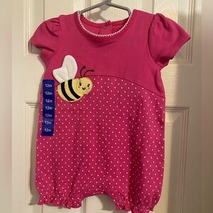 NWT Bumblebee Bubble Romper